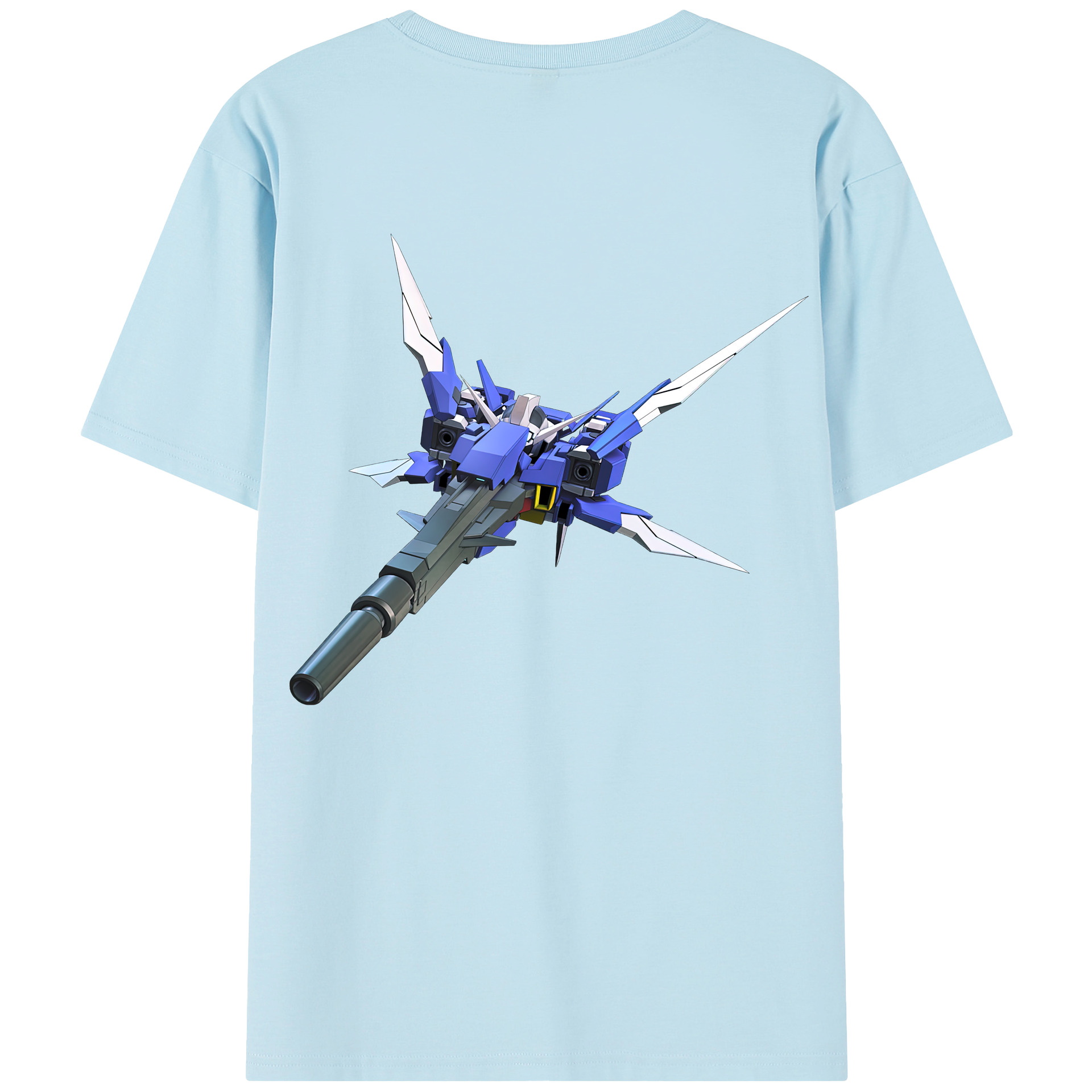 （画像用） 機動戦士ガンダム Mobile Suit Gundam 綿100％半袖Tシャツ（背面プリント）